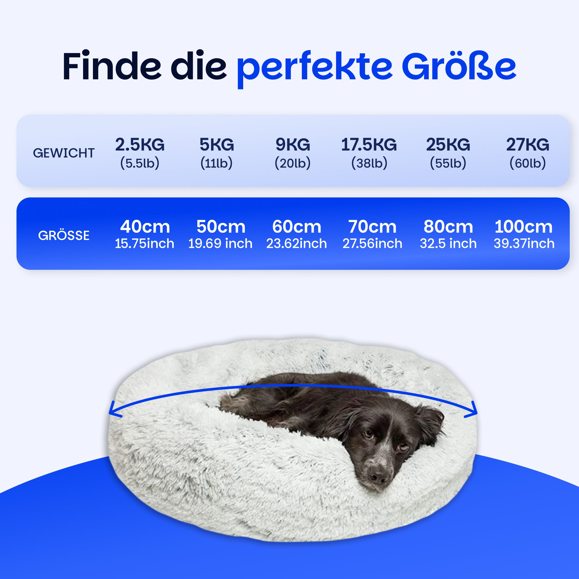 Beruhigendes Hundebett